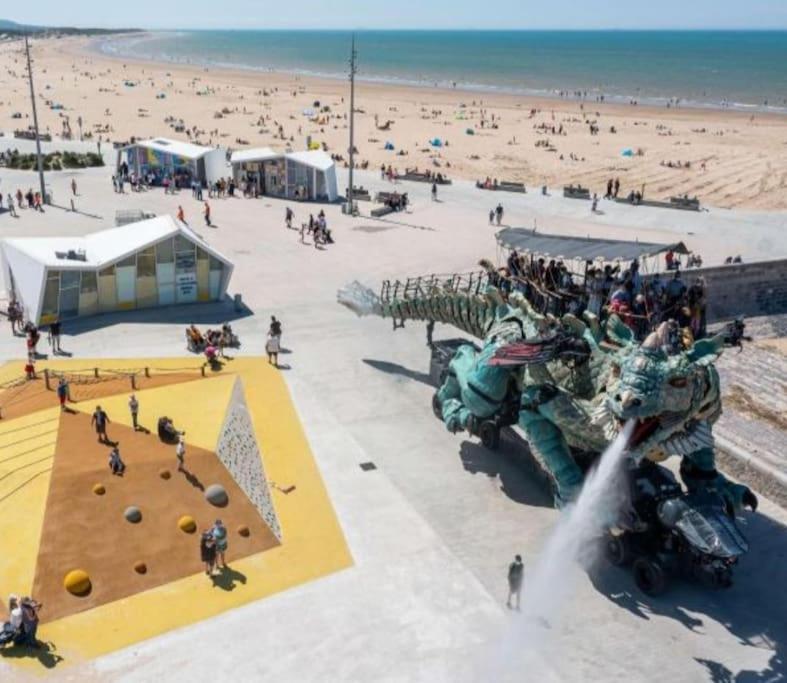 Duplex Calais Nord A 2 Pas De La Plage Ngoại thất bức ảnh